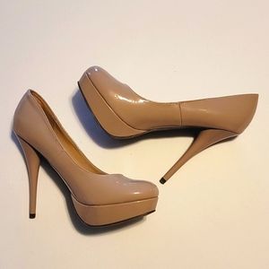 NEW Mossimo Platform Pump Beige Sz 11